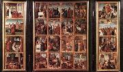 unknow artist Triptych with Scenes from the Life of Christ china oil painting artist